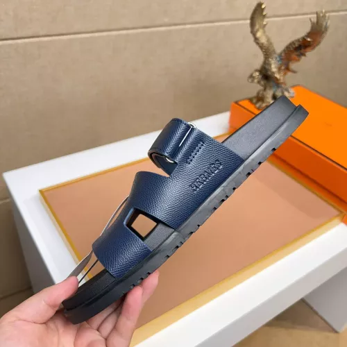 Replica Hermes Slippers For Men #1356896 $56.00 USD for Wholesale