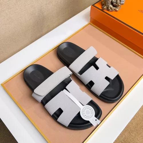 Replica Hermes Slippers For Men #1356919 $56.00 USD for Wholesale