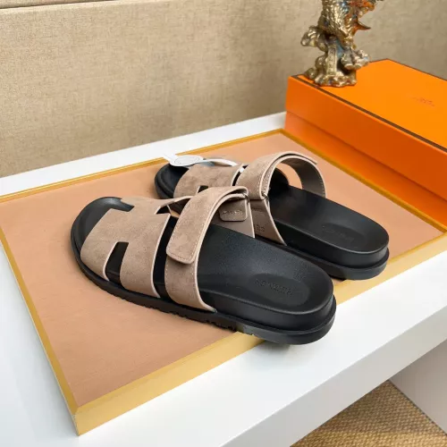 Replica Hermes Slippers For Men #1356923 $56.00 USD for Wholesale