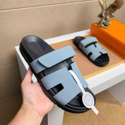 Replica Hermes Slippers For Men #1356933 $56.00 USD for Wholesale