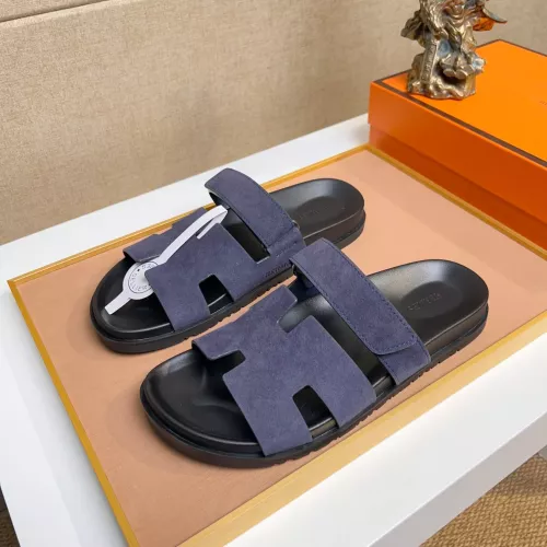 Hermes Slippers For Men #1356936 $56.00 USD, Wholesale Replica Hermes Slippers