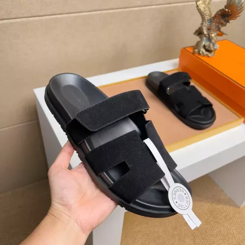 Replica Hermes Slippers For Men #1356942 $56.00 USD for Wholesale