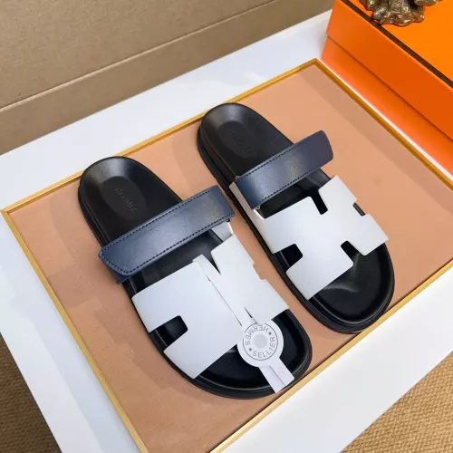 Replica Hermes Slippers For Men #1356953 $56.00 USD for Wholesale