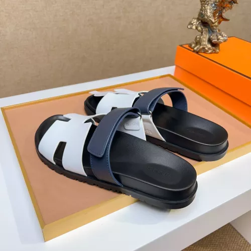 Replica Hermes Slippers For Men #1356953 $56.00 USD for Wholesale