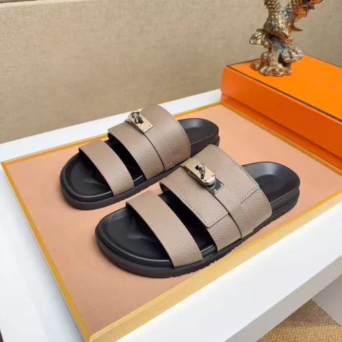 Hermes Slippers For Men #1356958 $56.00 USD, Wholesale Replica Hermes Slippers