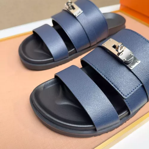 Replica Hermes Slippers For Men #1356961 $56.00 USD for Wholesale