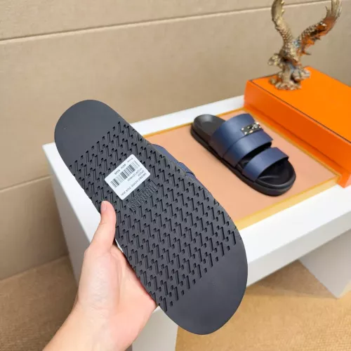 Replica Hermes Slippers For Men #1356961 $56.00 USD for Wholesale