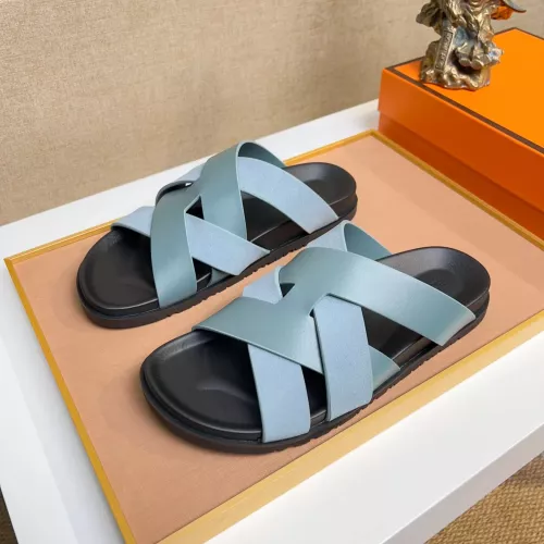 Hermes Slippers For Men #1356972 $56.00 USD, Wholesale Replica Hermes Slippers