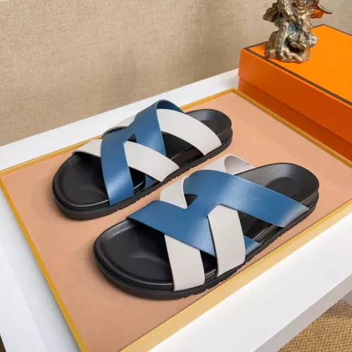 Hermes Slippers For Men #1356974 $56.00 USD, Wholesale Replica Hermes Slippers
