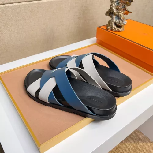 Replica Hermes Slippers For Men #1356974 $56.00 USD for Wholesale