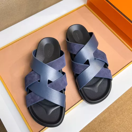Replica Hermes Slippers For Women #1356975 $56.00 USD for Wholesale