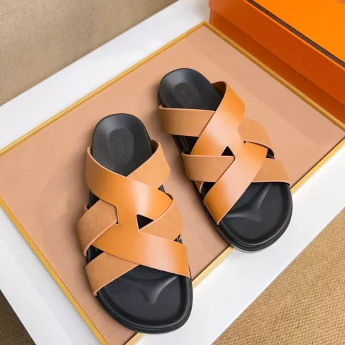 Replica Hermes Slippers For Women #1356981 $56.00 USD for Wholesale
