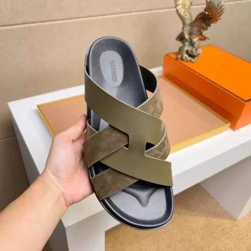 Replica Hermes Slippers For Women #1356989 $56.00 USD for Wholesale