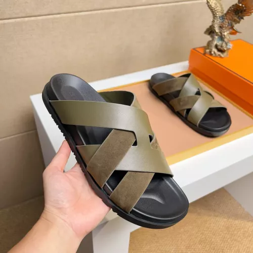 Replica Hermes Slippers For Women #1356989 $56.00 USD for Wholesale