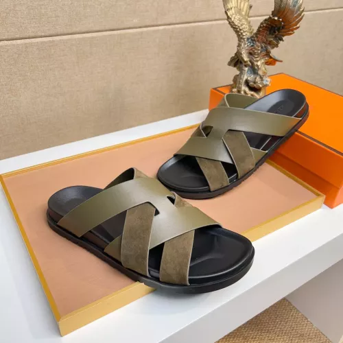 Replica Hermes Slippers For Women #1356989 $56.00 USD for Wholesale