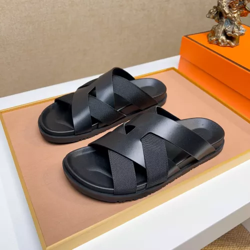 Hermes Slippers For Men #1357002 $56.00 USD, Wholesale Replica Hermes Slippers