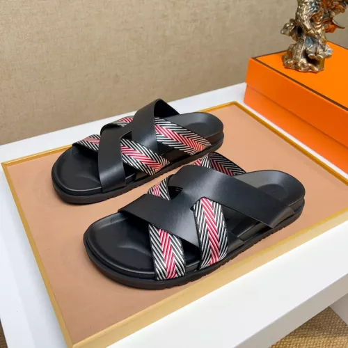 Hermes Slippers For Men #1357007 $56.00 USD, Wholesale Replica Hermes Slippers