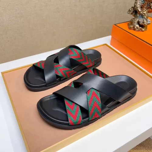 Hermes Slippers For Men #1357009 $56.00 USD, Wholesale Replica Hermes Slippers