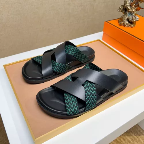 Hermes Slippers For Men #1357017 $56.00 USD, Wholesale Replica Hermes Slippers