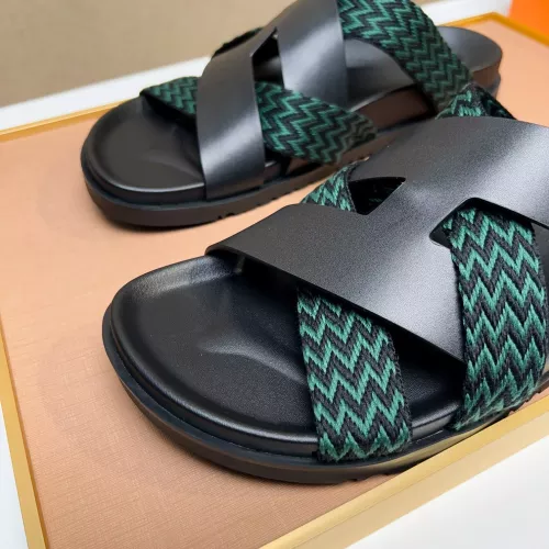 Replica Hermes Slippers For Men #1357017 $56.00 USD for Wholesale