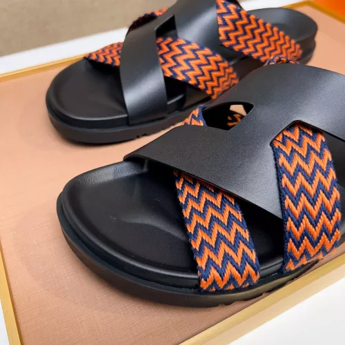 Replica Hermes Slippers For Men #1357019 $56.00 USD for Wholesale