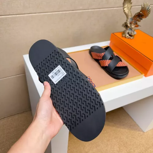 Replica Hermes Slippers For Men #1357019 $56.00 USD for Wholesale