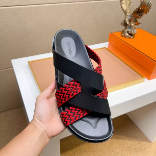 Replica Hermes Slippers For Men #1357021 $56.00 USD for Wholesale