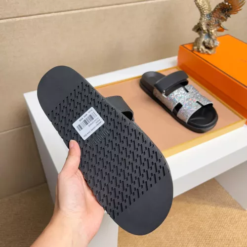 Replica Hermes Slippers For Men #1357023 $60.00 USD for Wholesale