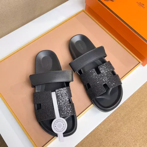 Replica Hermes Slippers For Men #1357025 $60.00 USD for Wholesale