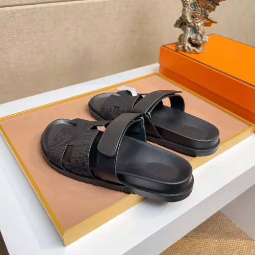 Replica Hermes Slippers For Men #1357025 $60.00 USD for Wholesale