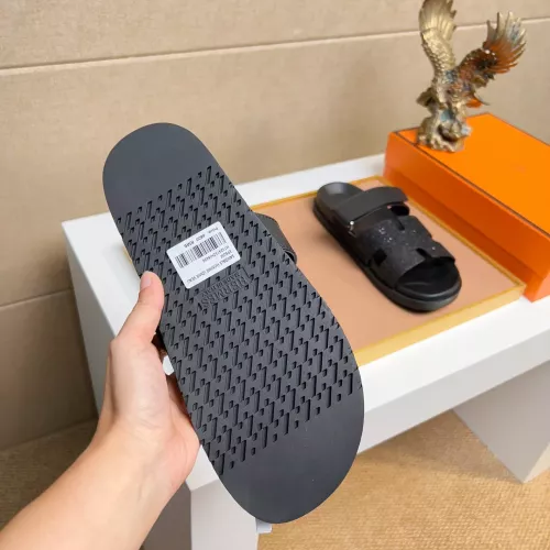 Replica Hermes Slippers For Men #1357025 $60.00 USD for Wholesale