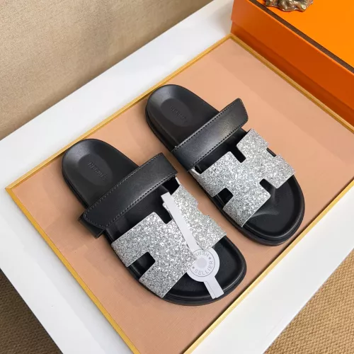 Replica Hermes Slippers For Men #1357027 $60.00 USD for Wholesale