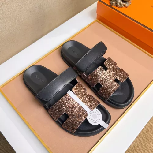 Replica Hermes Slippers For Men #1357029 $60.00 USD for Wholesale