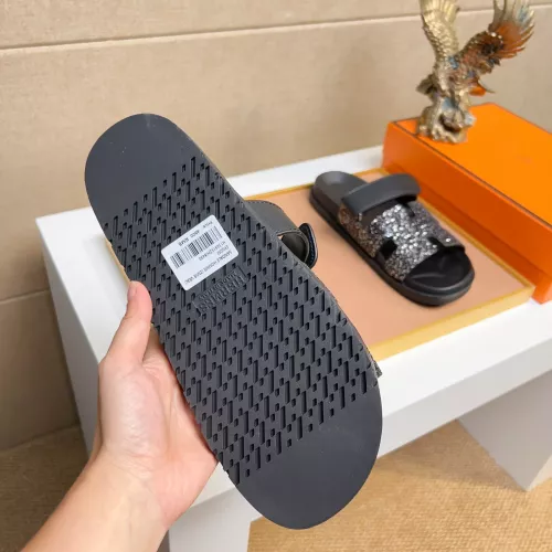 Replica Hermes Slippers For Men #1357031 $60.00 USD for Wholesale
