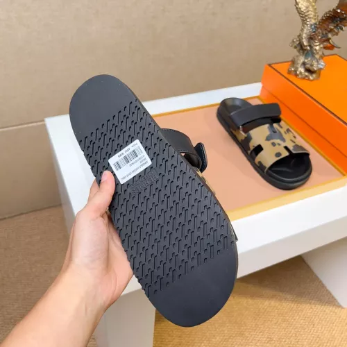 Replica Hermes Slippers For Men #1357053 $56.00 USD for Wholesale