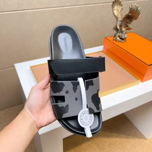 Replica Hermes Slippers For Men #1357058 $56.00 USD for Wholesale