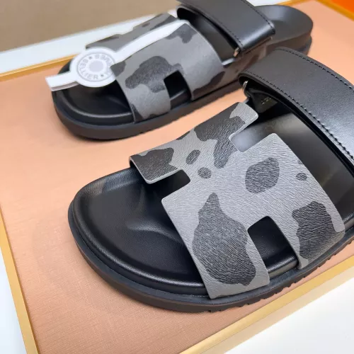 Replica Hermes Slippers For Men #1357058 $56.00 USD for Wholesale