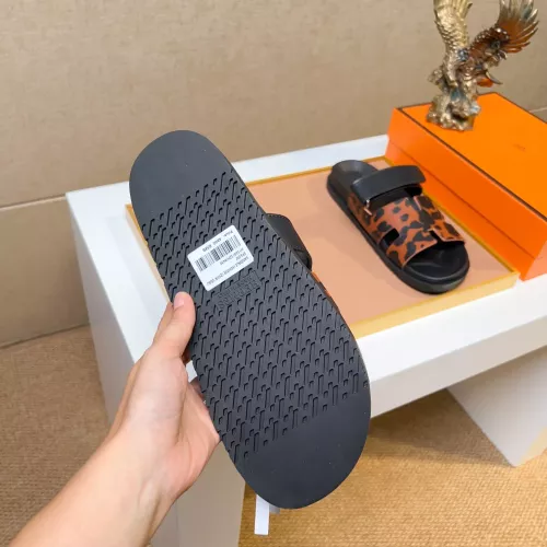 Replica Hermes Slippers For Men #1357069 $56.00 USD for Wholesale