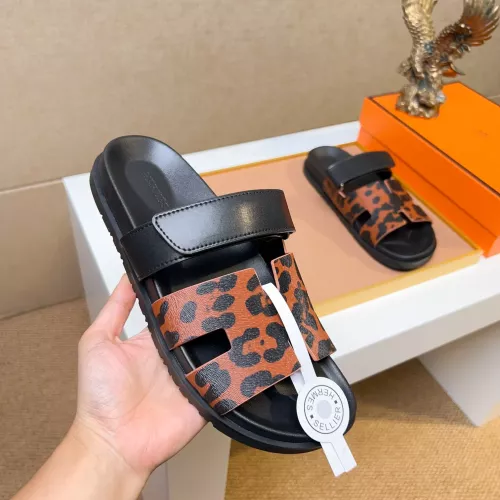 Replica Hermes Slippers For Men #1357069 $56.00 USD for Wholesale