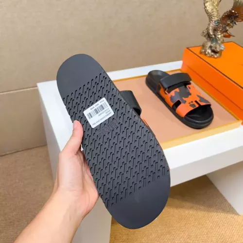 Replica Hermes Slippers For Men #1357073 $56.00 USD for Wholesale