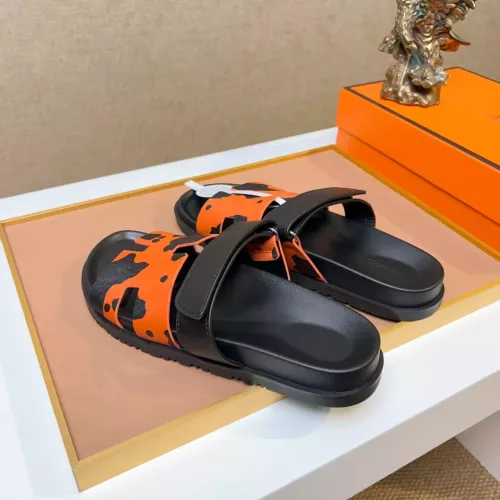 Replica Hermes Slippers For Men #1357073 $56.00 USD for Wholesale