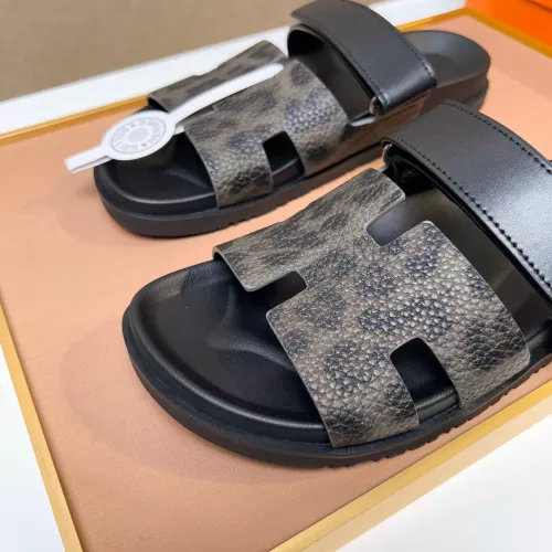 Replica Hermes Slippers For Men #1357083 $56.00 USD for Wholesale