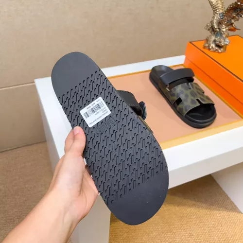 Replica Hermes Slippers For Men #1357085 $56.00 USD for Wholesale