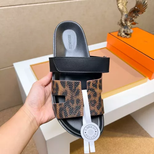 Replica Hermes Slippers For Men #1357089 $56.00 USD for Wholesale