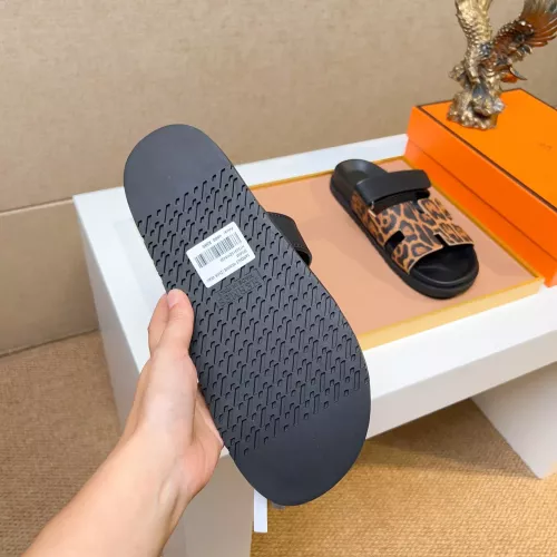 Replica Hermes Slippers For Men #1357092 $56.00 USD for Wholesale