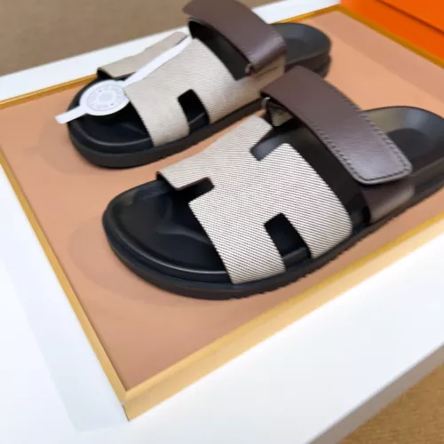 Replica Hermes Slippers For Men #1357096 $56.00 USD for Wholesale