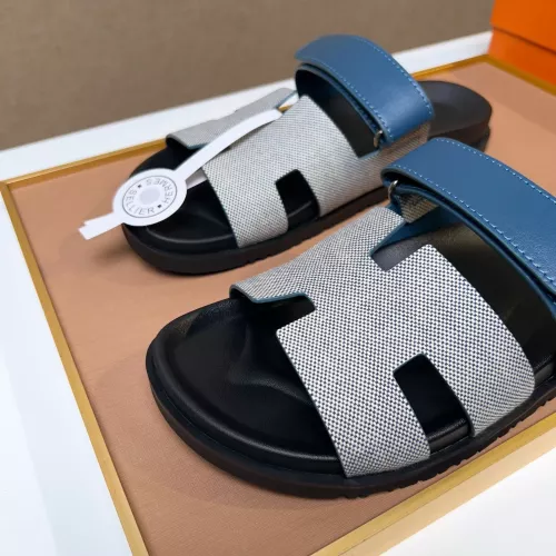 Replica Hermes Slippers For Men #1357098 $56.00 USD for Wholesale