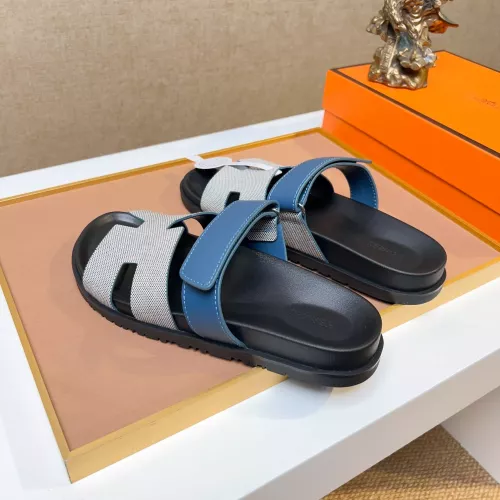 Replica Hermes Slippers For Men #1357098 $56.00 USD for Wholesale