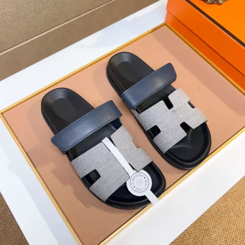 Replica Hermes Slippers For Men #1357100 $56.00 USD for Wholesale