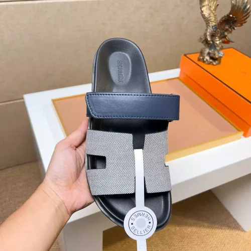 Replica Hermes Slippers For Men #1357100 $56.00 USD for Wholesale